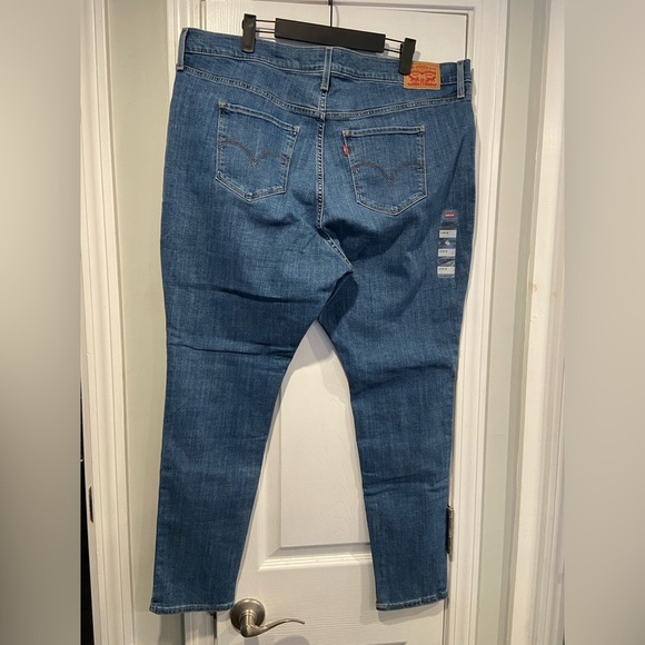 NWT Levi’s Size 20W High Rise Skinny 721 Medium Wash Stretch Classic 5 Pocket - Picture 3 of 12